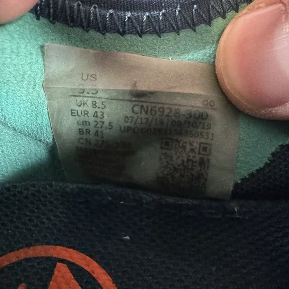 Nike Ekiden Zoom Pack Pegasus Turbo 2 Sneakers Mens 9.5 Neptune Green CN6928-300 - Picture 8 of 8